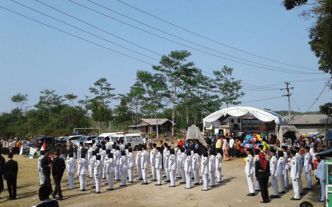 PASKIBRAKA MAN 4 Sukabumi di HUT Kemerdekan RI Ke-73 tingkat Kecamatan