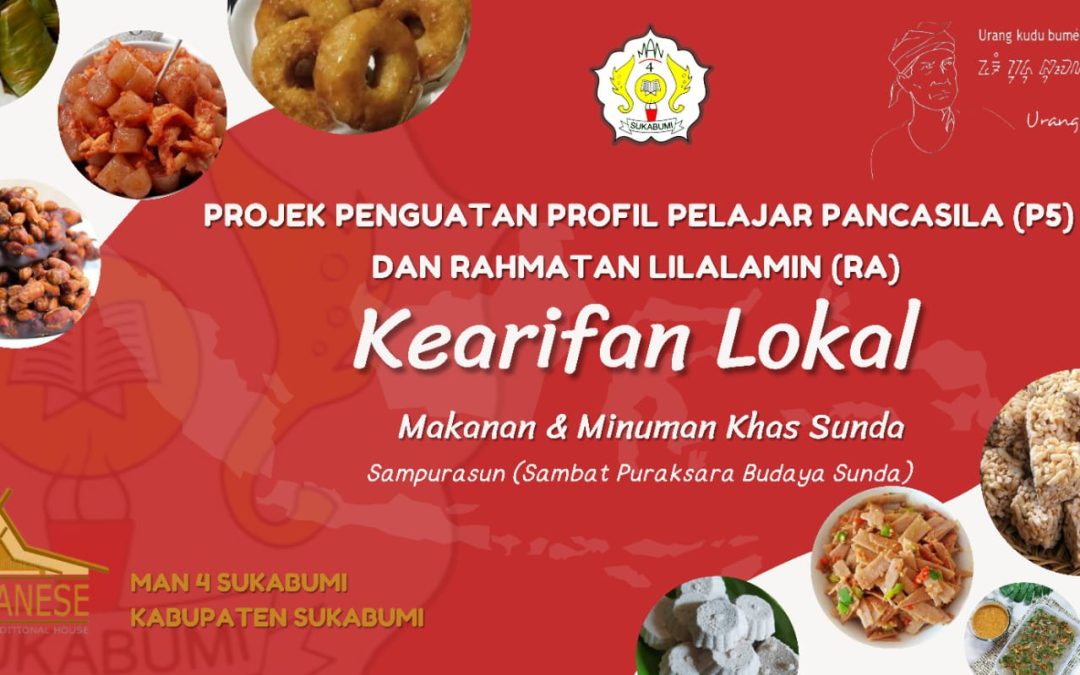 SAMPURASUN (Sambat Puraksara Budaya Sunda): Gelar Karya P5 & PPRLA di MAN 4 Sukabumi